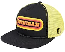 Pill Hat Black/Gold Trucker - Hoonigan