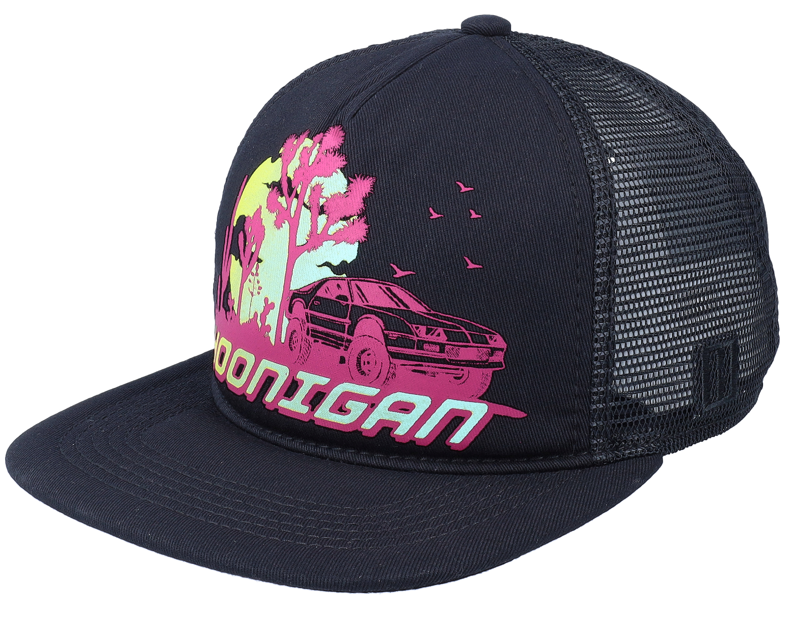 Gamble Canyon Black Trucker Hoonigan cap