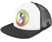 Pitted Hat White/Black Trucker - Hoonigan