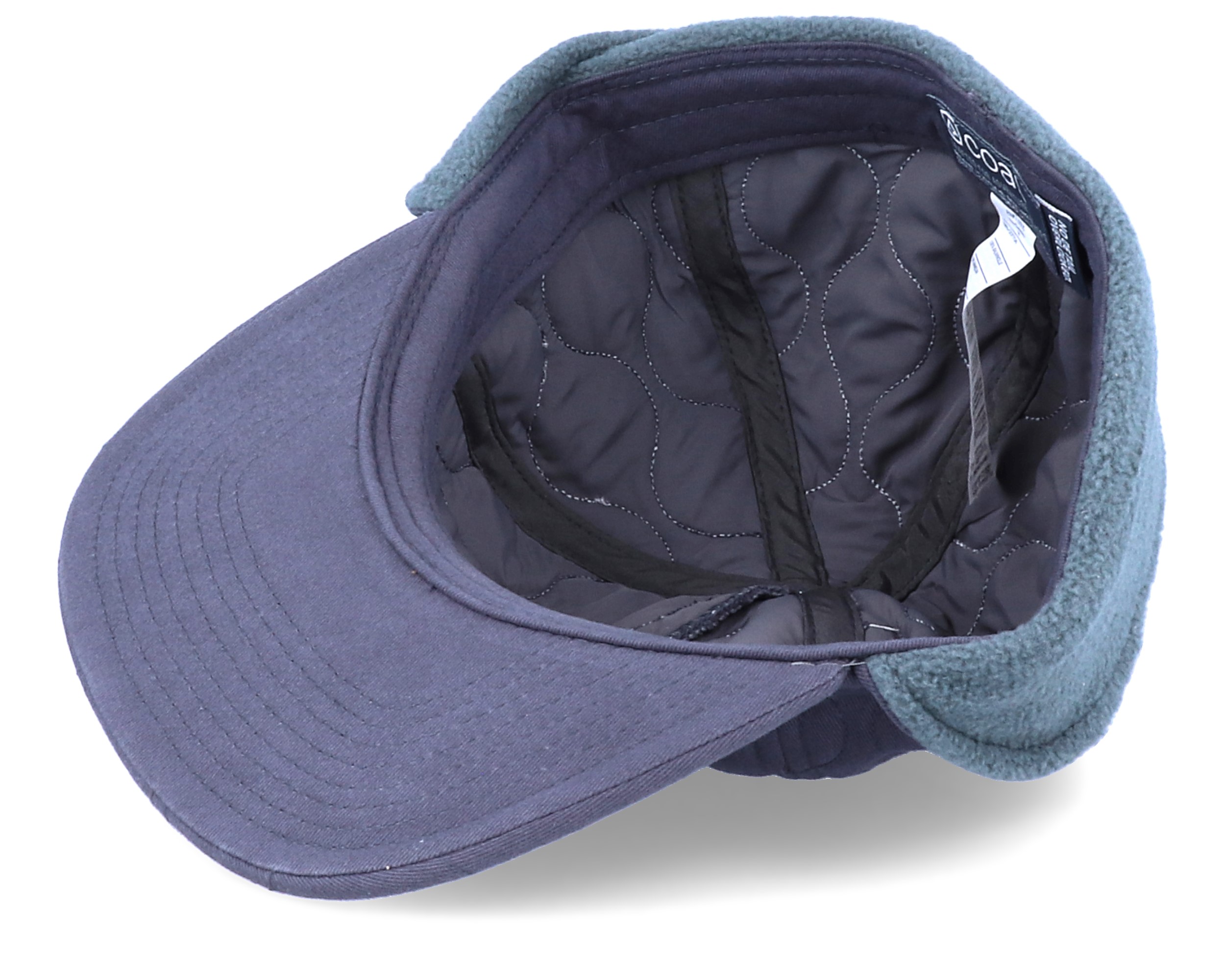 coal ear flap cap