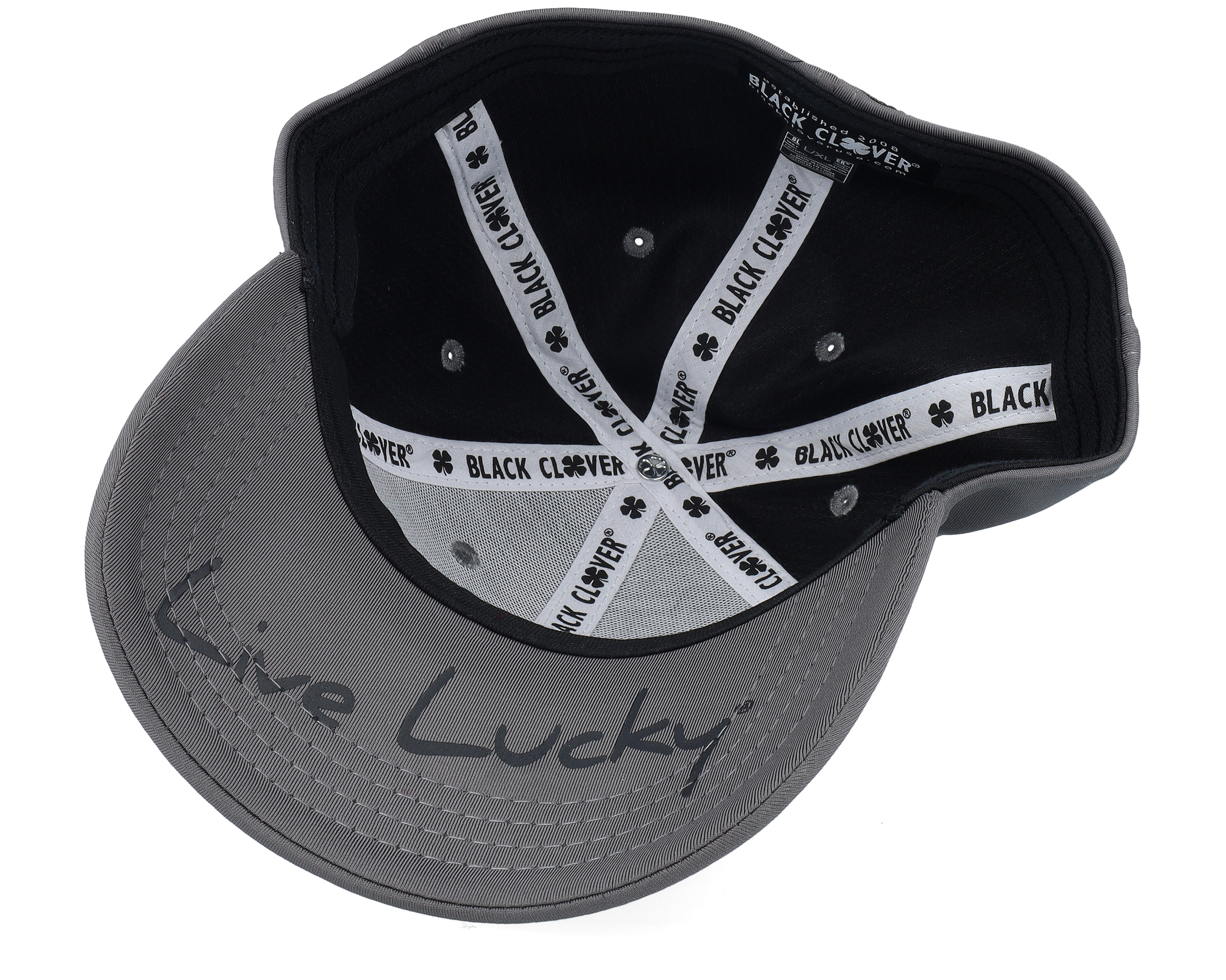 Premium Clover 22 Black White/Charcoal Flexfit | Hatstoreworld.com