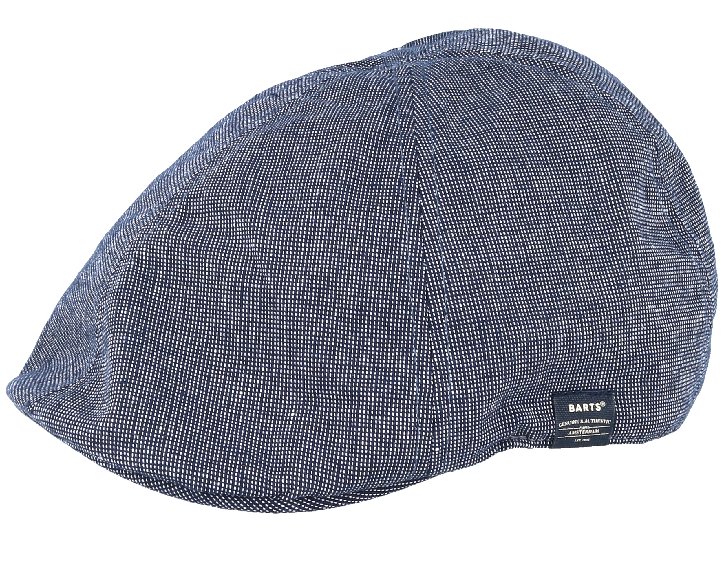 Biduri Navy Flat Cap