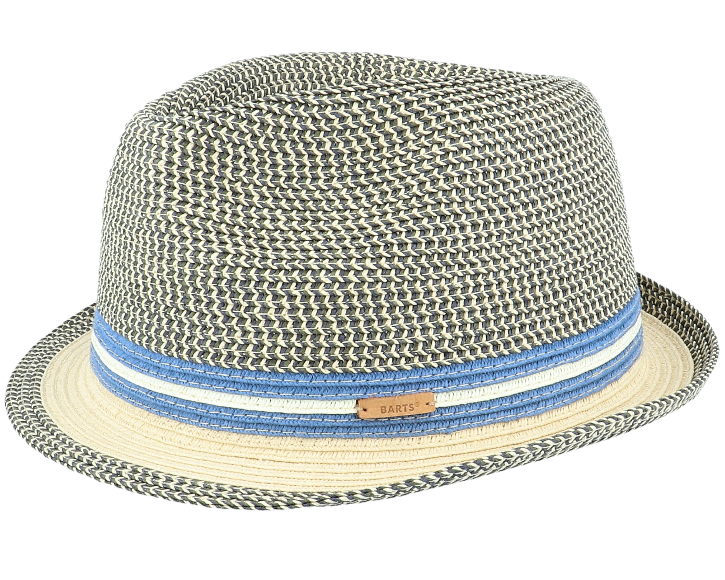 Tentakel Indirect As Fluoriet Hat Navy/Khaki Trilby - Barts hat | Hatstoreworld.com