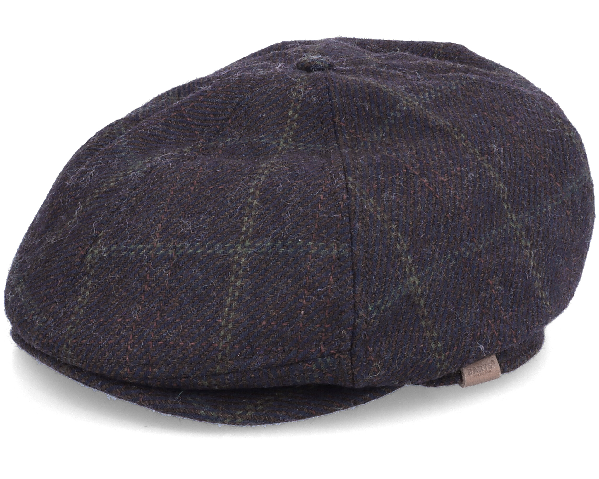 brown flat cap