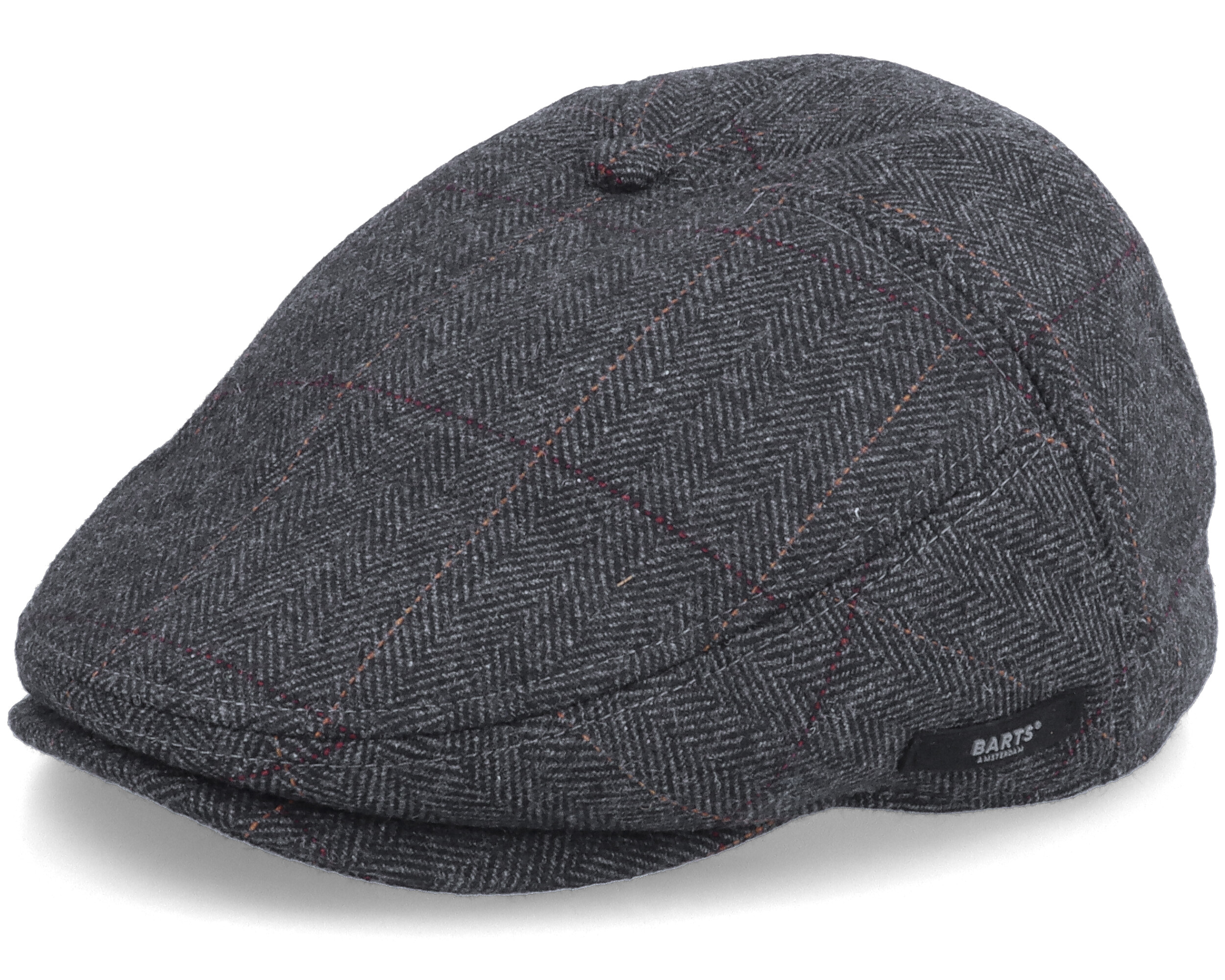 Surr Cap Charcoal Flat Cap | Hatstoreworld.com