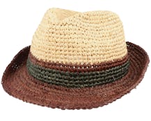 Brisbane Trilby Hat Brown Straw Hat - Barts