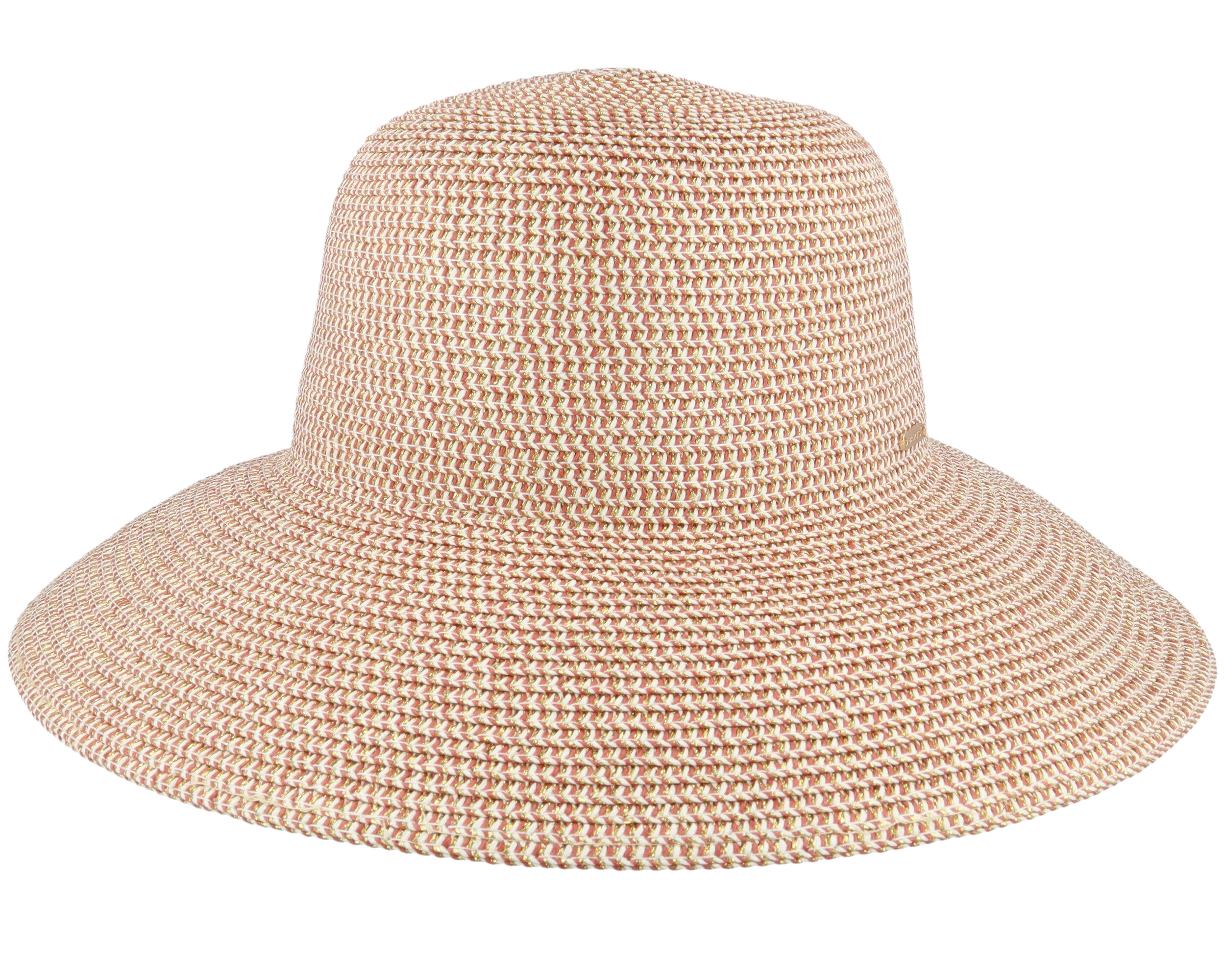 Hatt Tehina Hat Lipstick Gold/White/Pink Sun Hat - Barts - Rosa