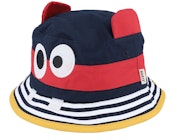 Kids Hippo hat Navy Bucket