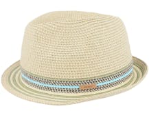 Kids Hare Hat Straw Blue Trilby - Barts