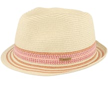 Kids Hare Hat Rust Trilby Straw Hat - Barts