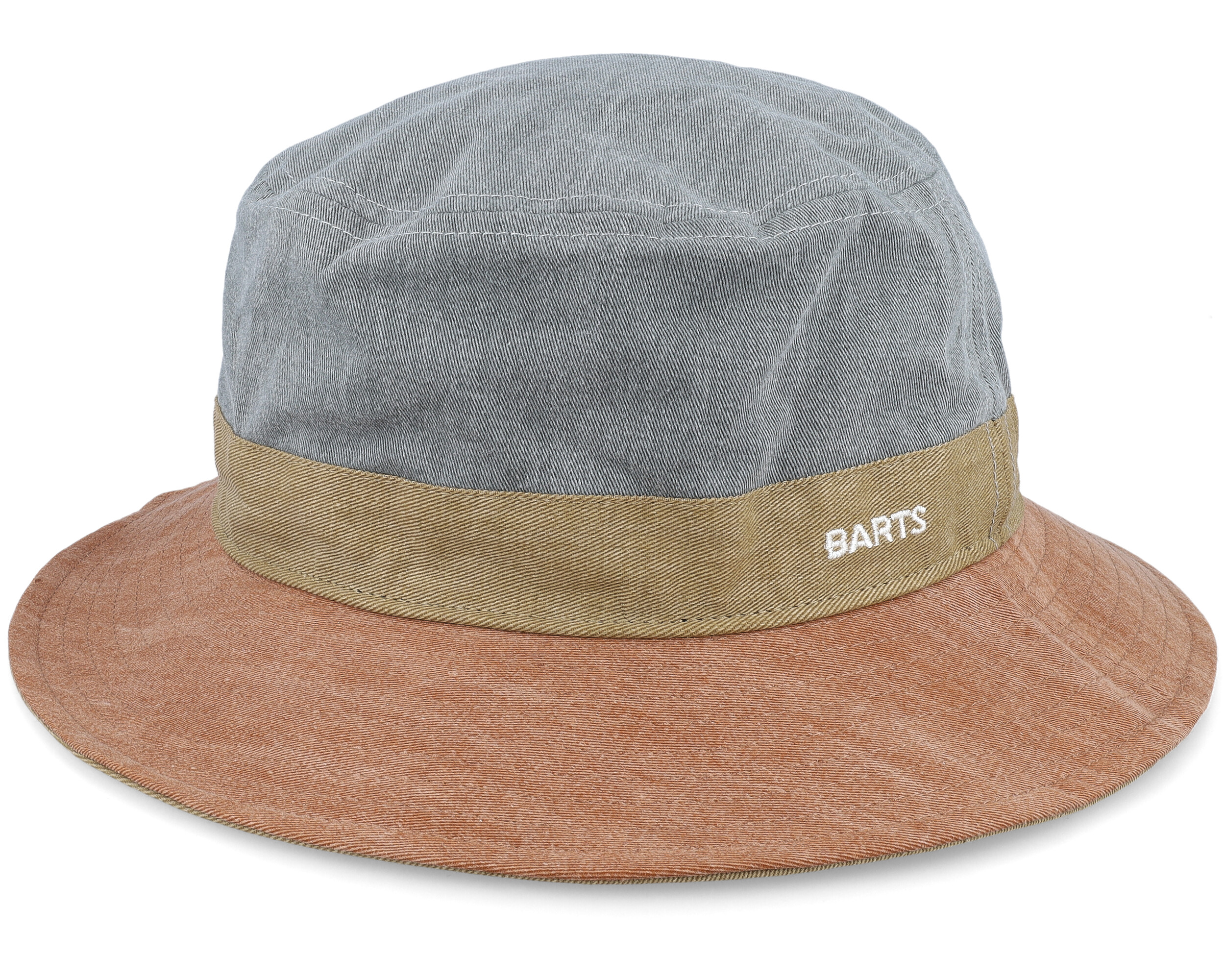 Heircone Hat Rust/Blue/Camel Bucket - Barts Hat | Hatstoreworld.com
