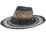 Caledona Hat Black Straw Hat