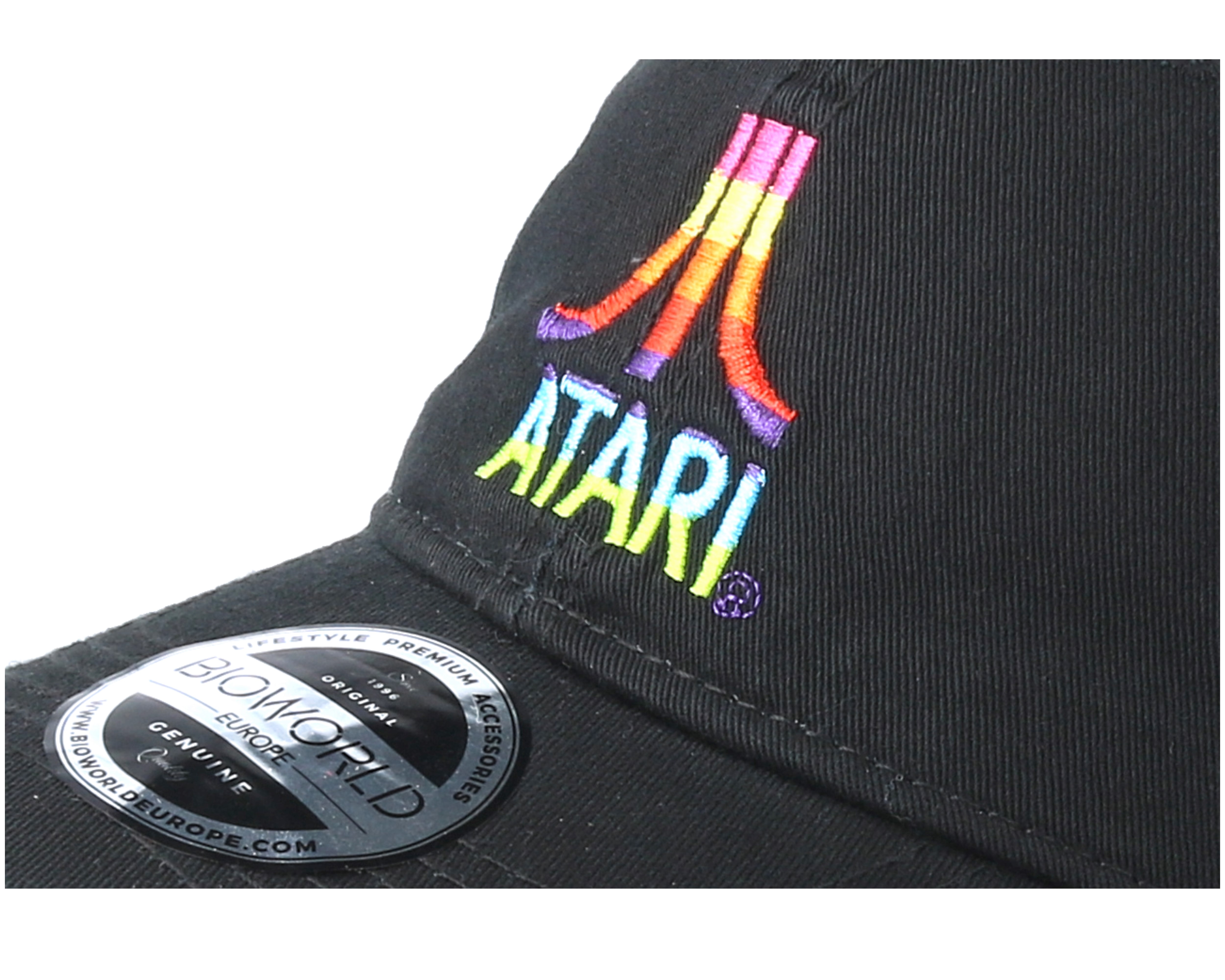 Atari Multi Color Logo Black Adjustable