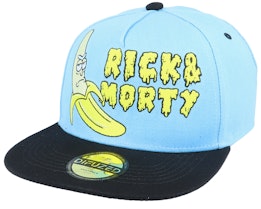 Rick And Morty Banana Blue/Black Snapback - Difuzed