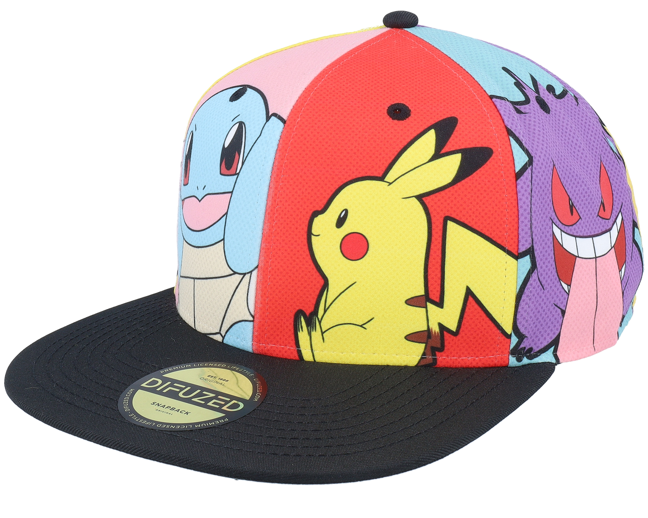 pokemon ポケモン プリン Difuzed 帽子 キャップ Pokémon Multi Pop Art Snapback - Difuzed | Hatstoreworld.com