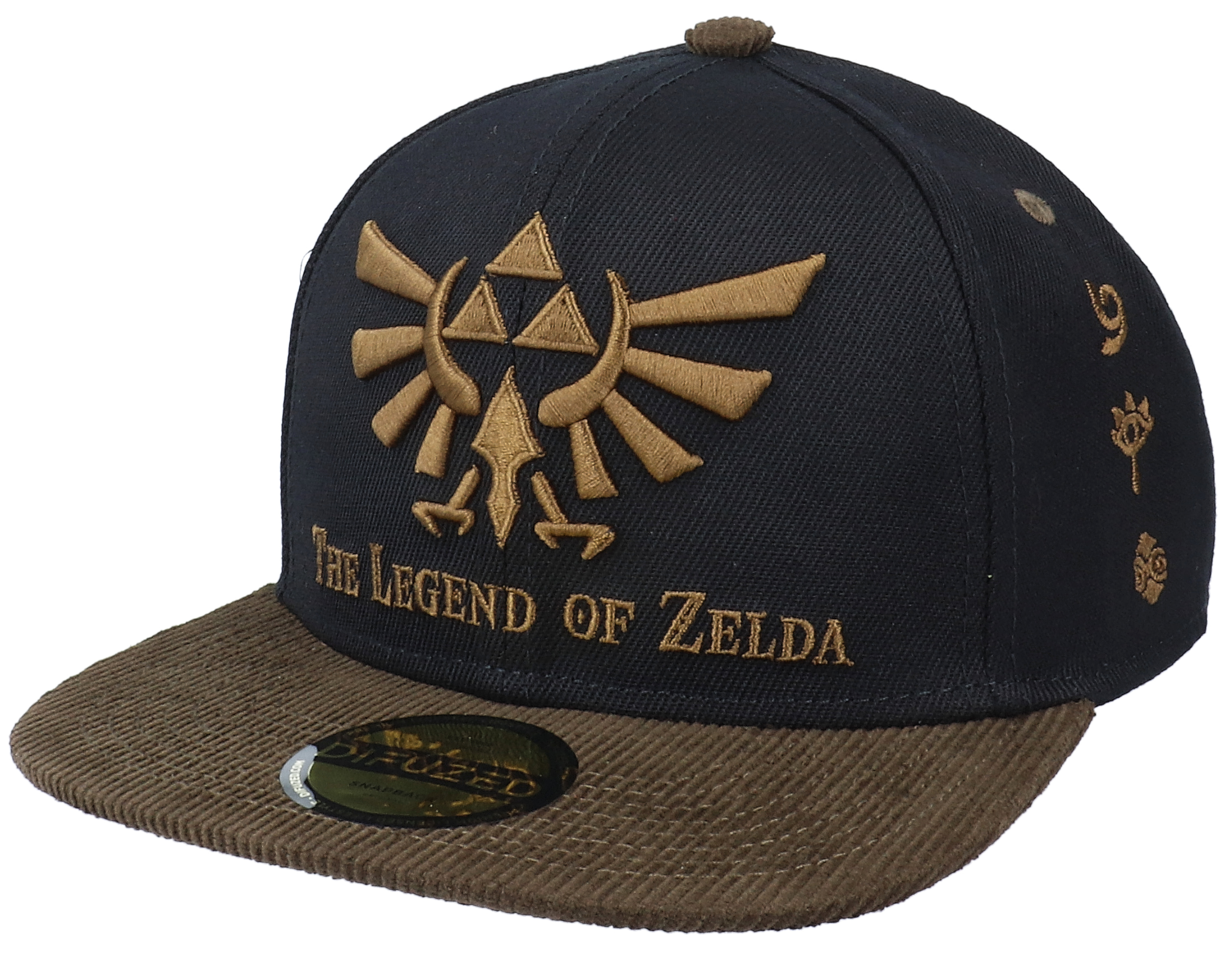 Zelda Badge Black Snapback - Difuzed cap | Hatstoreworld.com