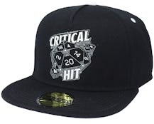 Dungeons & Dragons Critical Hit Black Snapback - Difuzed