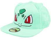 Pokémon Bulbasaur Plush Green Snapback