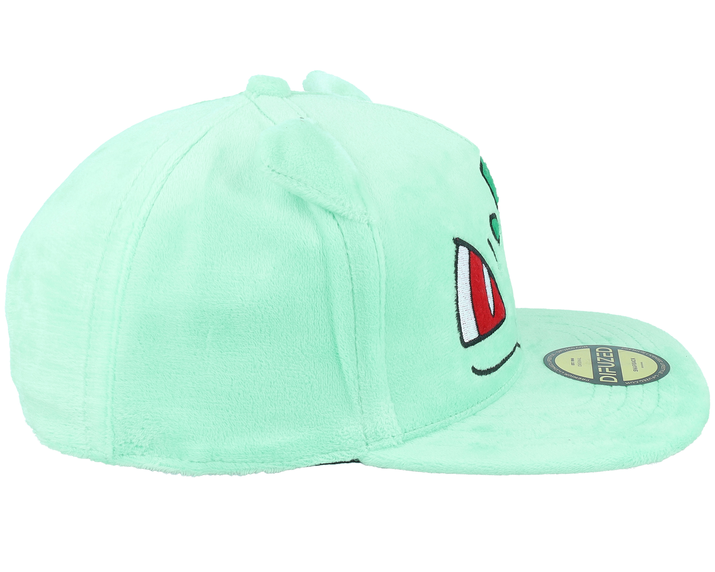 Pokémon Bulbasaur Plush Green Snapback