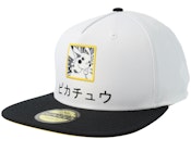 Pokémon Cap White/Black Snapback