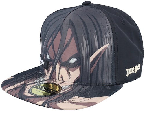 Attack On Titan Eren Jaeger Titan Black Snapback1