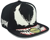 Venom Glow In The Dark Novelty Black Snapback
