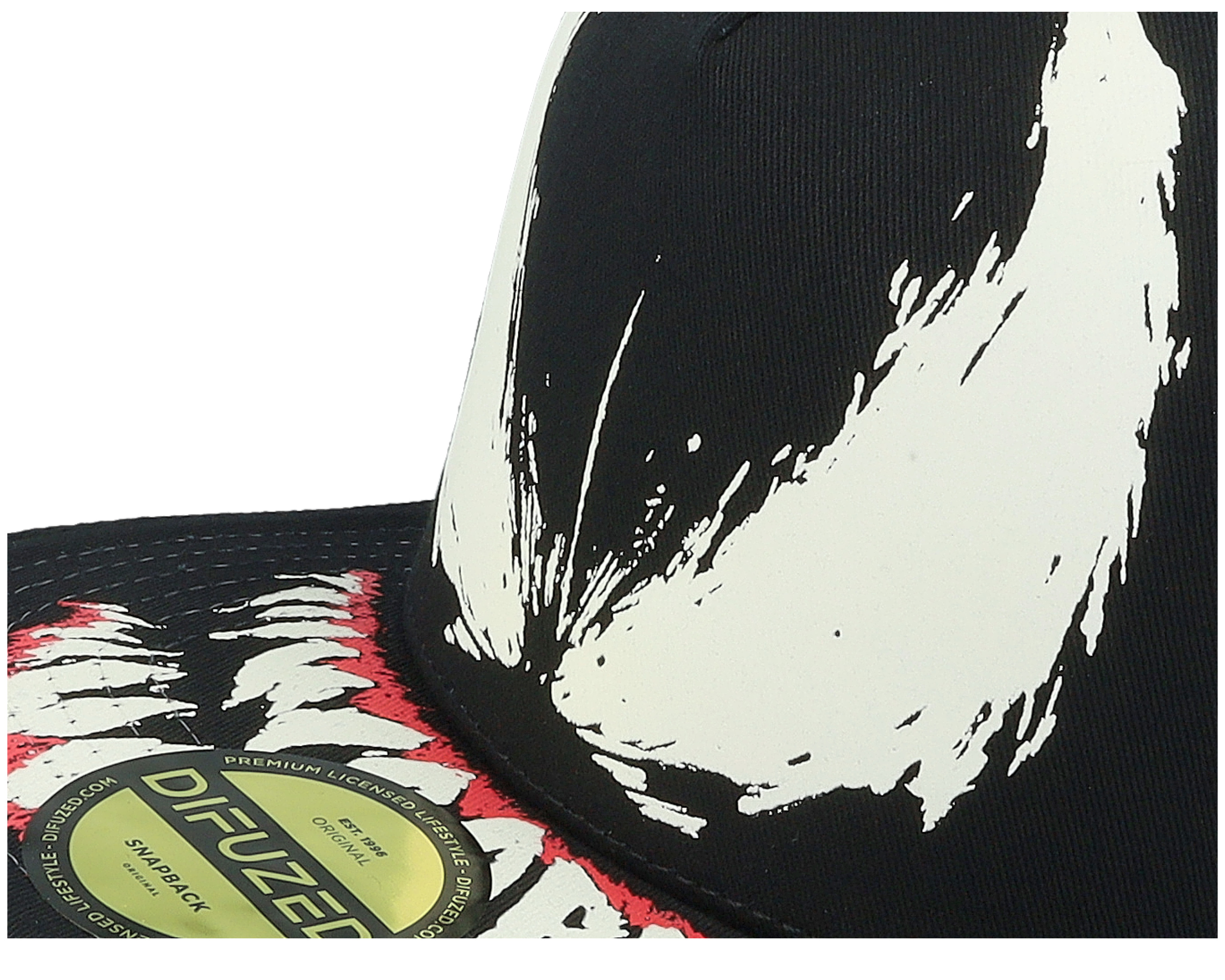 Venom Glow In The Dark Novelty Black Snapback - Difuzed