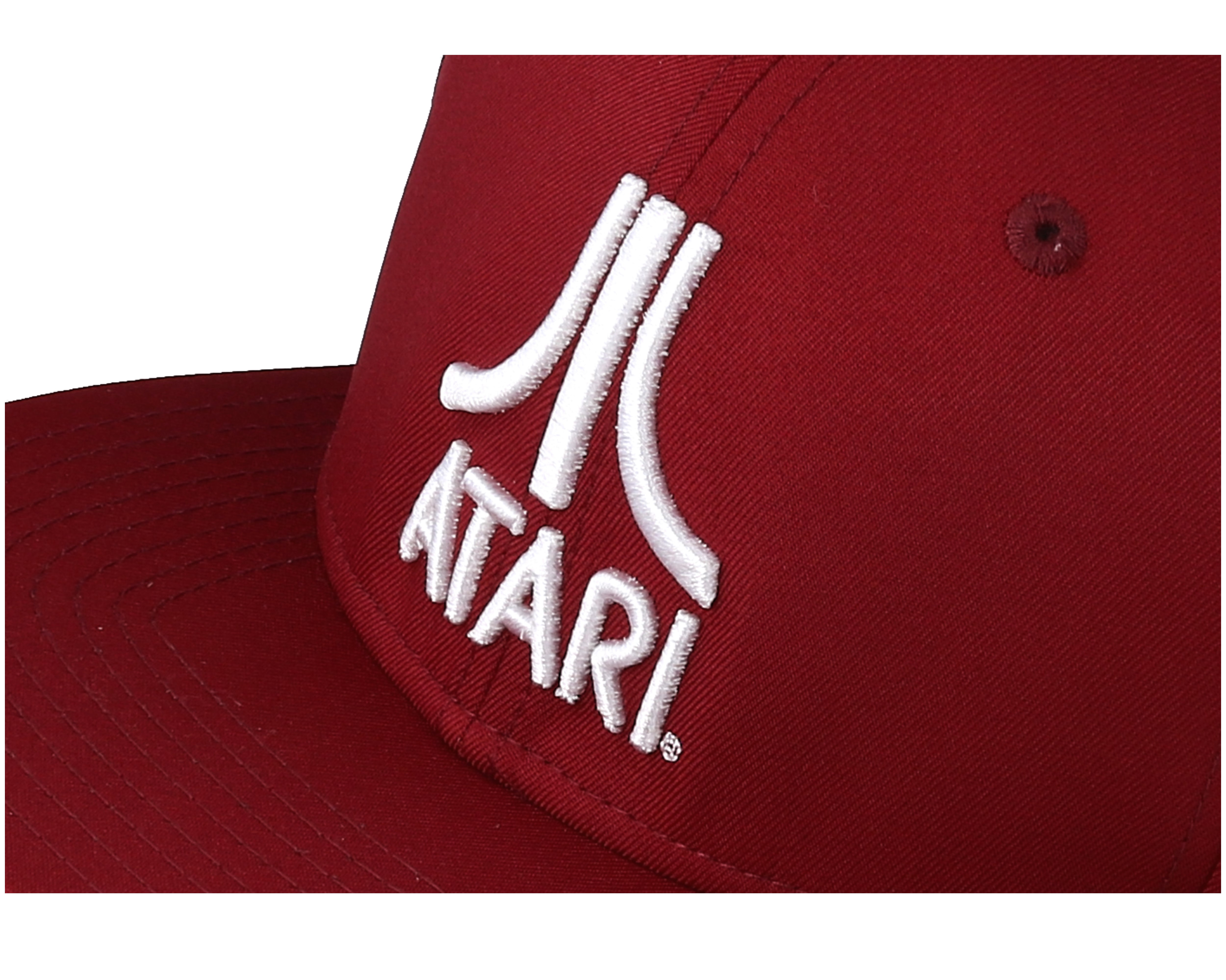 Classic Atari Logo Burgundy Snapback Difuzed