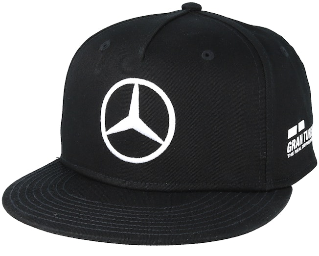 Lewis Hamilton Drivers Cap Black Snapback - Mercedes