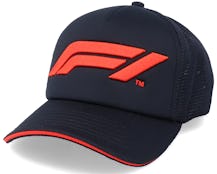 F1 Large Logo Black/Red Trucker - Formula One