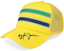 Formula One Stripe Yellow Trucker - Ayrton Senna