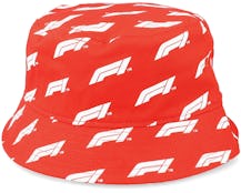 F1 Logo Red/White Bucket - Formula One