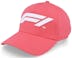 F1 Large Logo Bright Pink Adjustable - Formula One