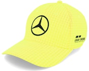 Kids Mercedes AMG F1 23 Hamilton Neon Yellow Adjustable