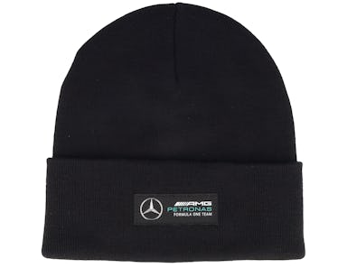 Mercedes AMG F1 23 Black Cuff Beanie - Formula One