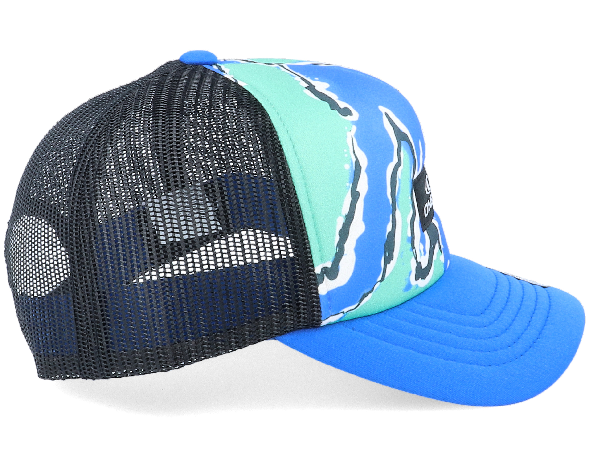 Blue and black trucker hat Clearance
