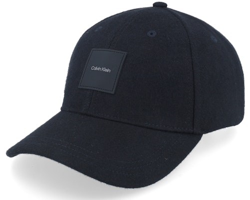 Hatstore Ck Cap Black Wool Bb Cap Black Adjustable Calvin Klein