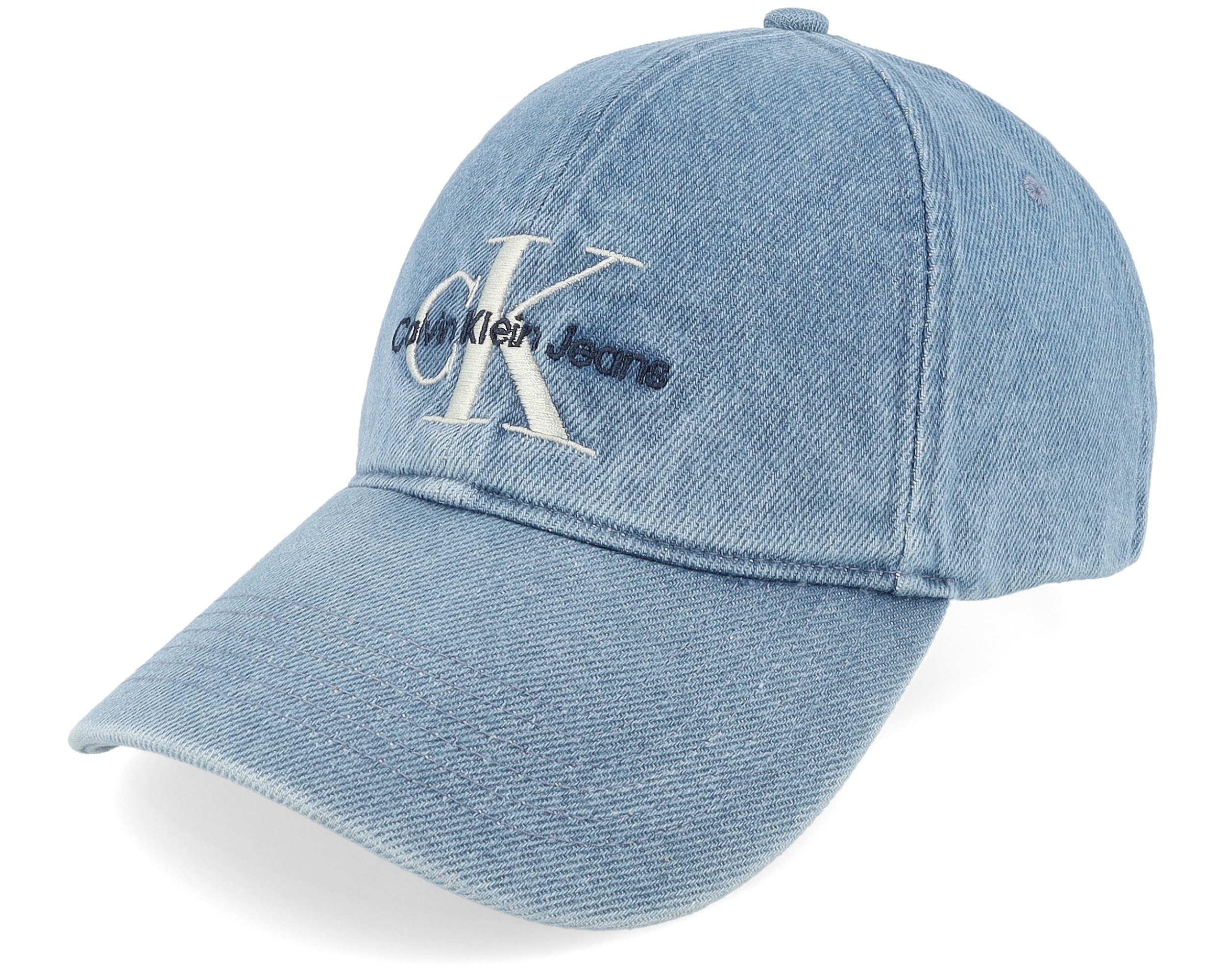 Monogram Cap Blue Adjustable Calvin Klein