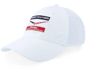 Cadillac F1 Chevron Cap Optic White Dad Cap