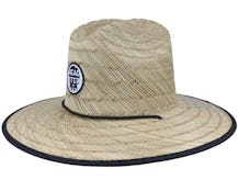 Kids Lifeguard Classic Black Straw Hat - Headster