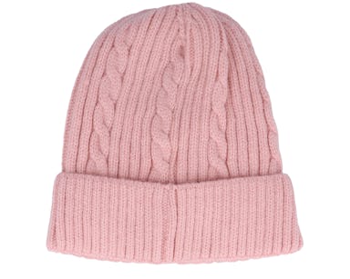 Kids Cable Car Beanie Smart Pink Cuff - Headster