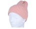 Kids Cable Car Beanie Smart Pink Cuff - Headster