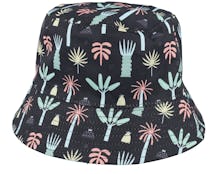 Kids Jungle Tribe Hat Black Bucket - Headster