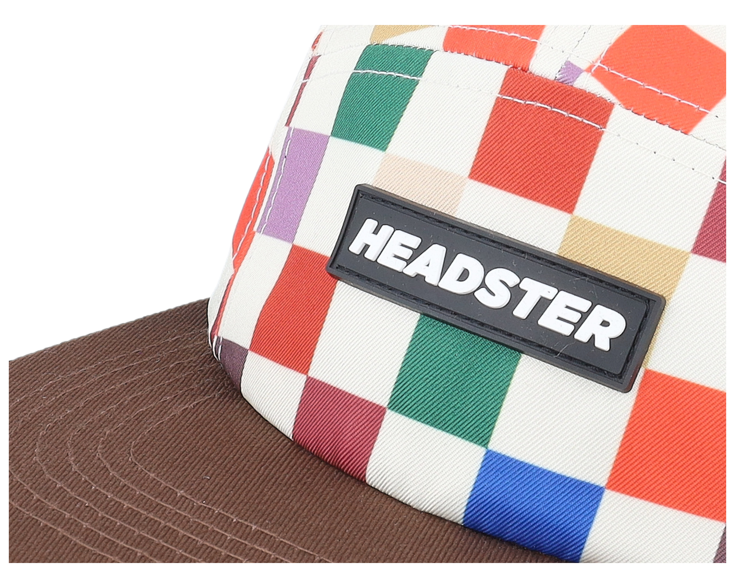 HELLO■Palm Tree Logo 6Panel Cap_Beige Palm Angels - Beige T-shirt with multicoloured palm tree