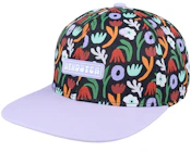 Kids Petal's Realm Black/Lilac Snapback