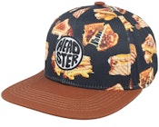Kids So Cheesy Black/Brown Snapback