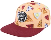 Kids Home-baked Apricot/Maroon Snapback