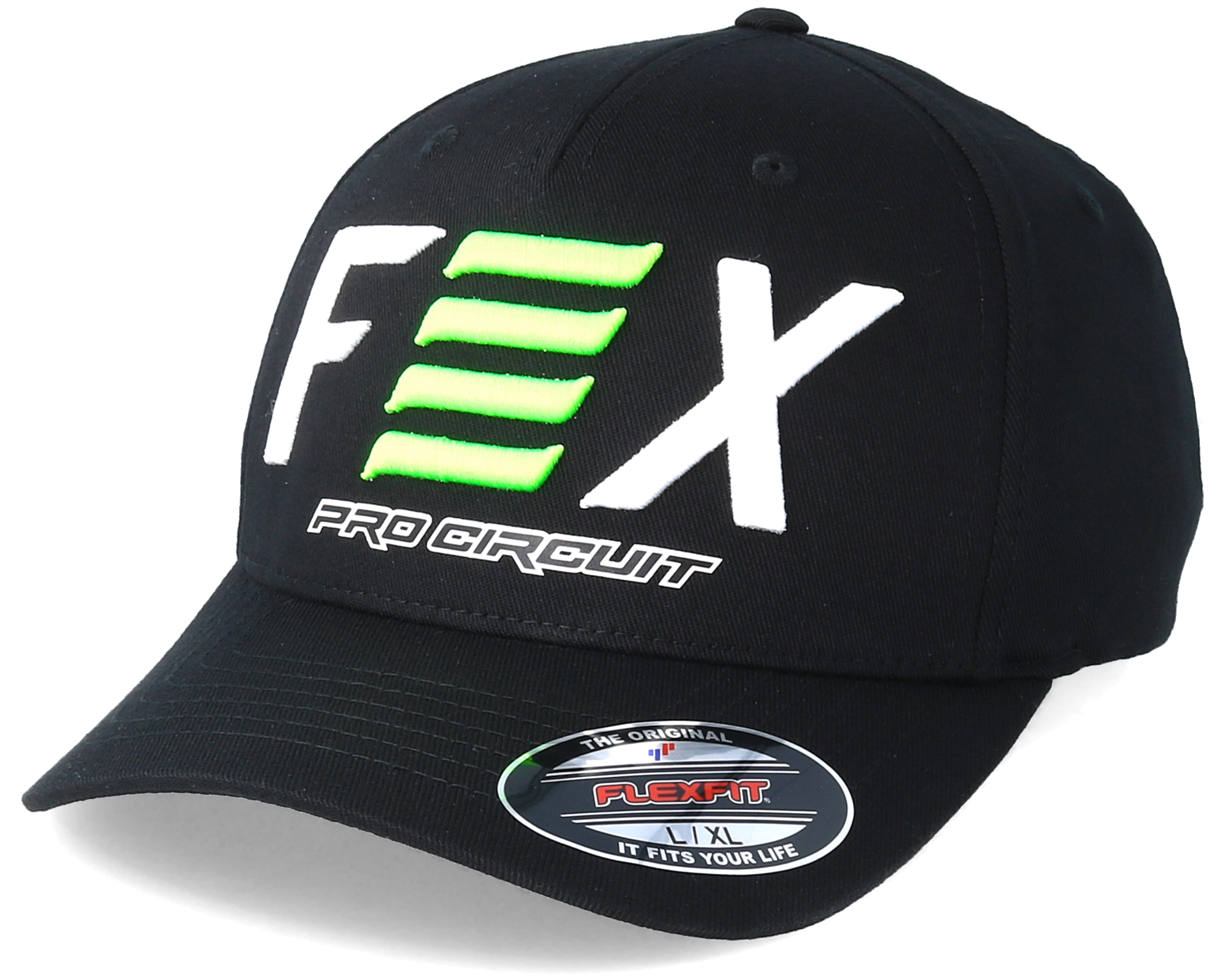 Pro Circuit Black Flexfit - Fox cap | Hatstoreworld.com