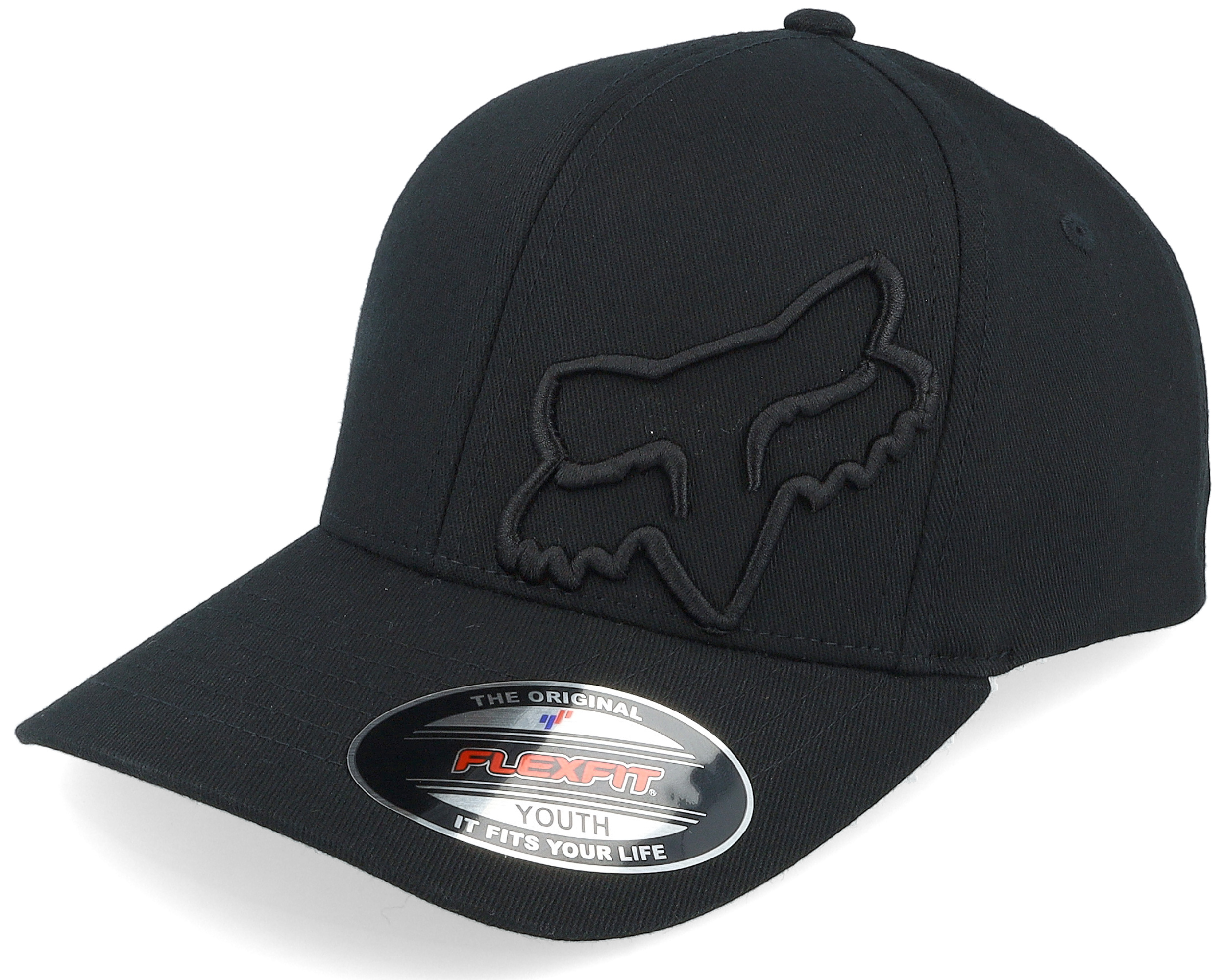 Kids Flex 45 Black Flexfit - Fox cap | Hatstoreworld.com