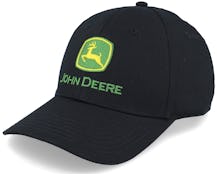 Logo Nrlad Cap Black Adjustable - John Deere